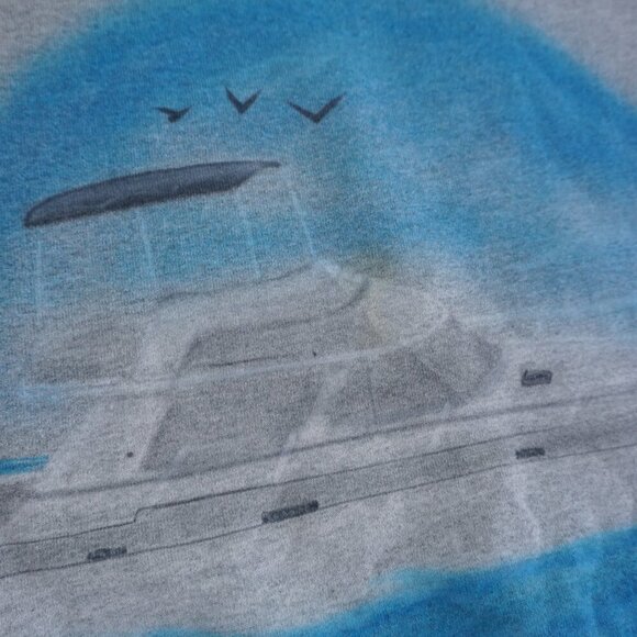 Vintage '90S Munsingwear Lifestyle Ocean Yacht Boat Crewneck Sweater XL - Picture 8 of 10